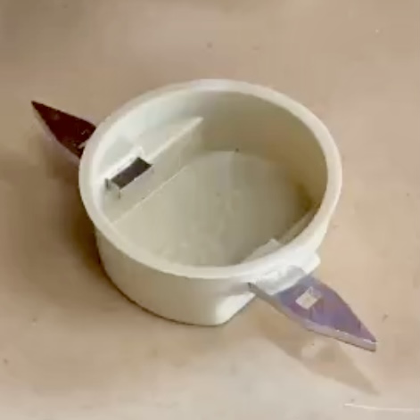 Cabinet door hinge reinforced recessed cup accessories